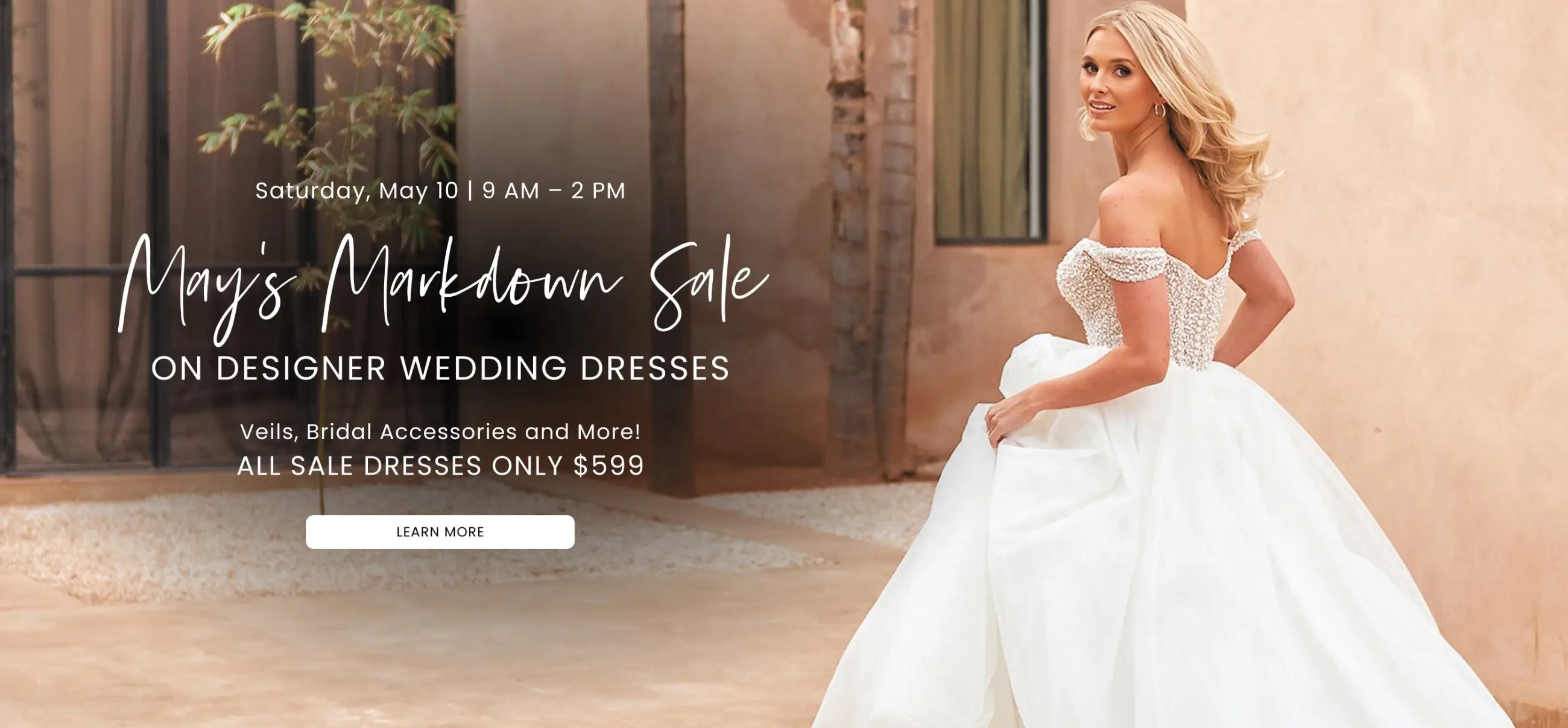May's Markdown Sale Desktop Banner