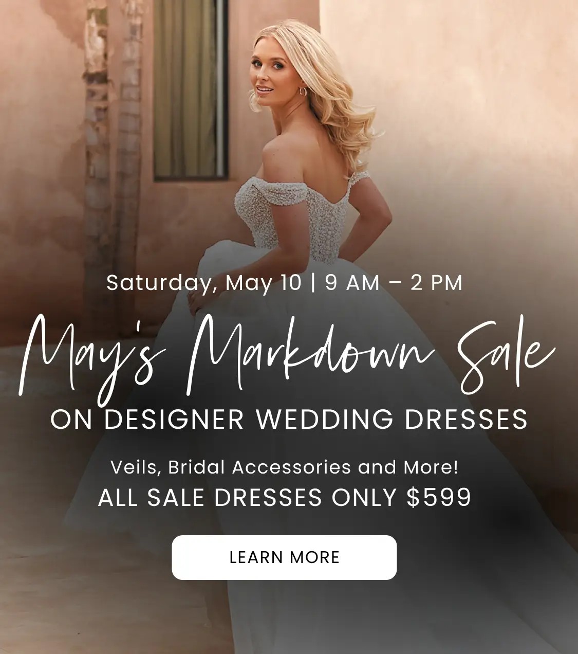 May's Markdown Sale Mobile Banner