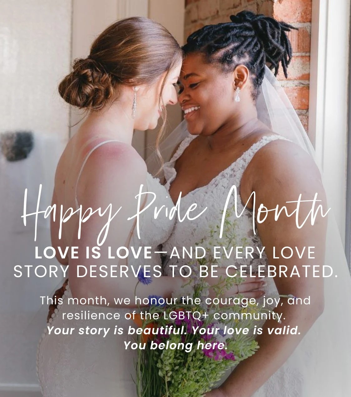 Happy Pride Month mobile banner