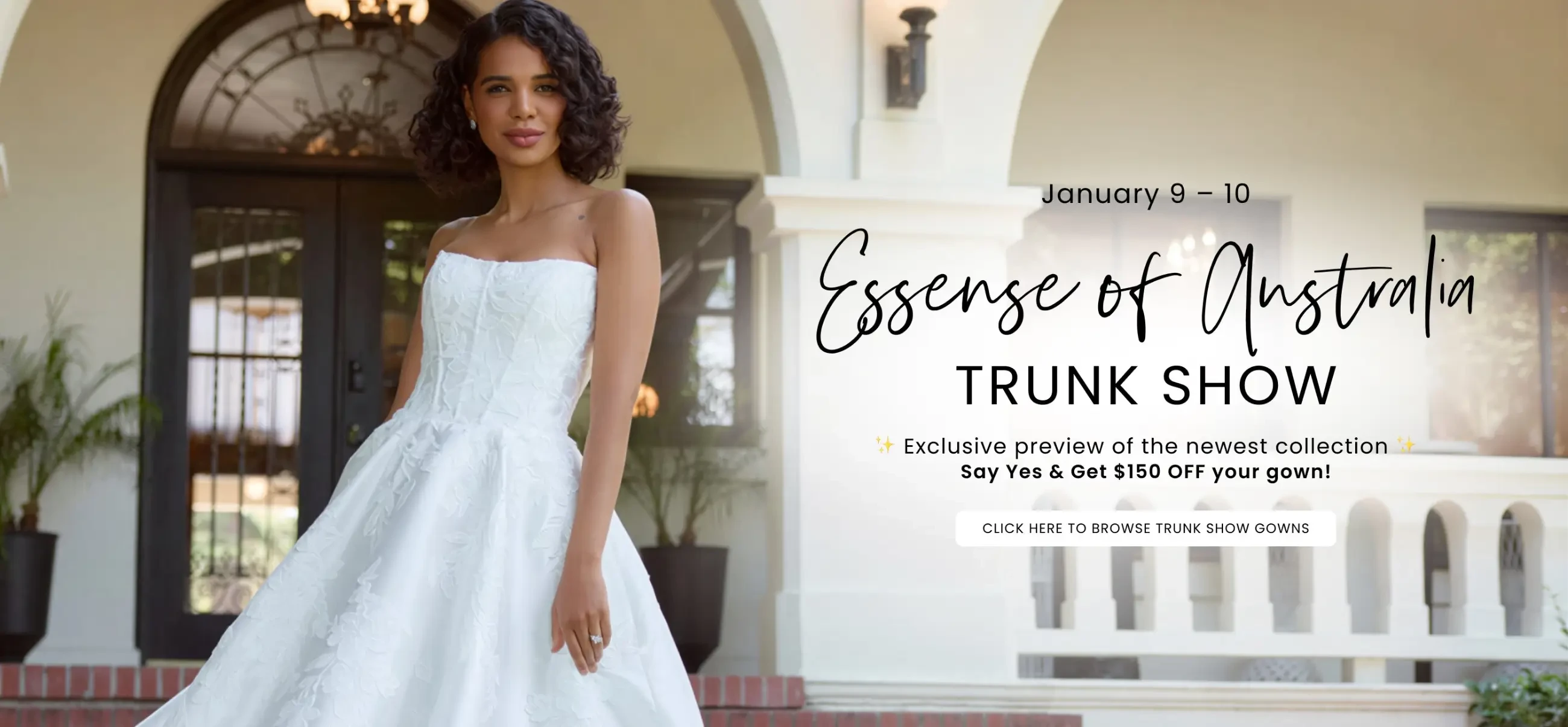 Essense of Australia Trunk Show Desktop Banner