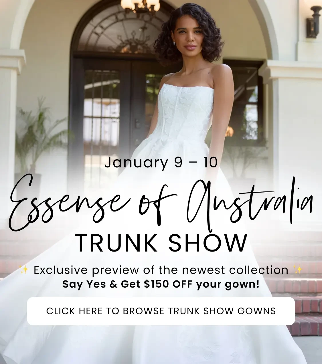 Essense of Australia Trunk Show Mobile Banner