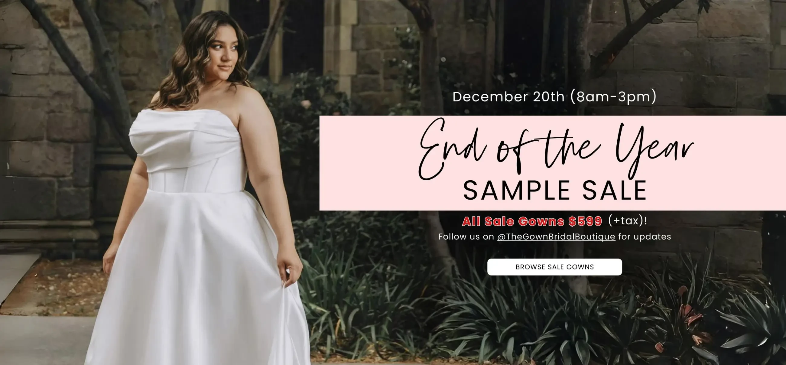 end of the year sample sale