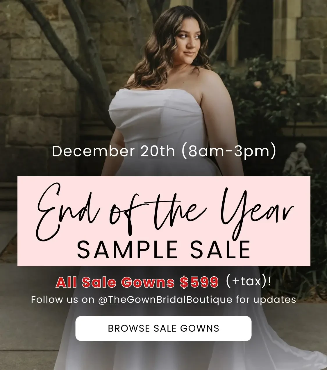 end of the year sample sale