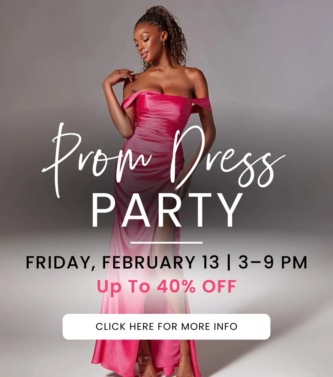 Prom Dress Mobile Banner