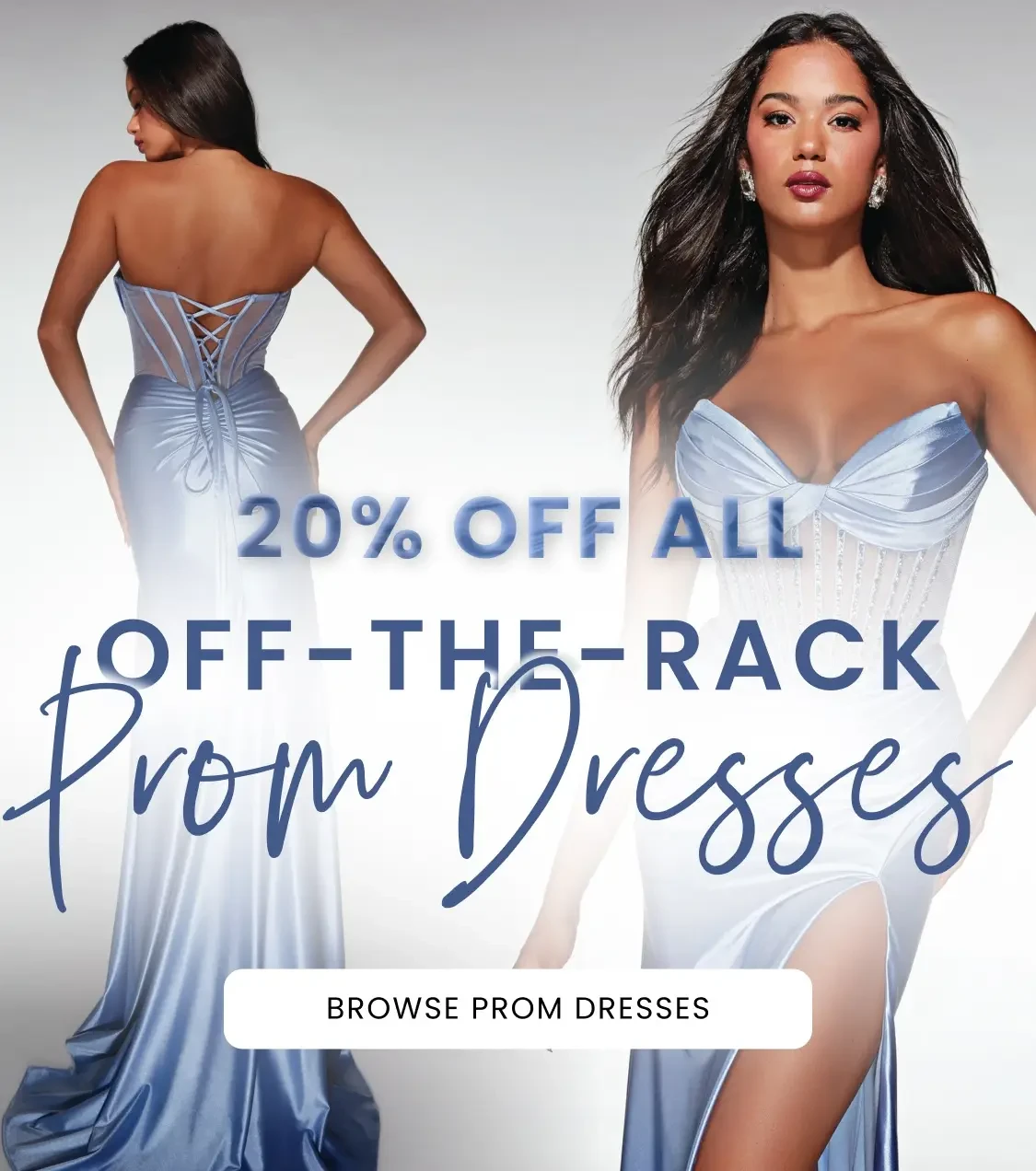 Off The Rack Prom Dresses Mobile Banner
