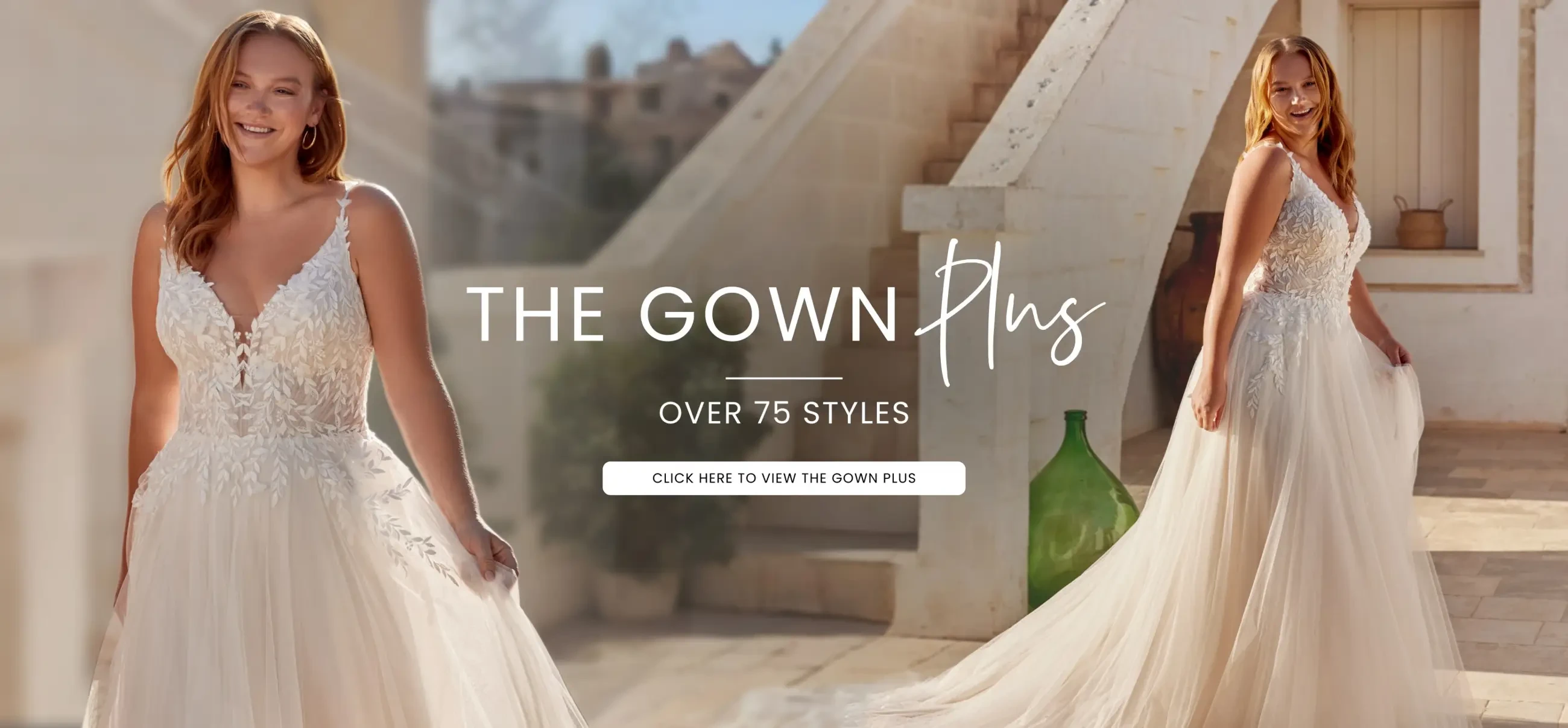 The Gown Plus Bridal Desktop Banner