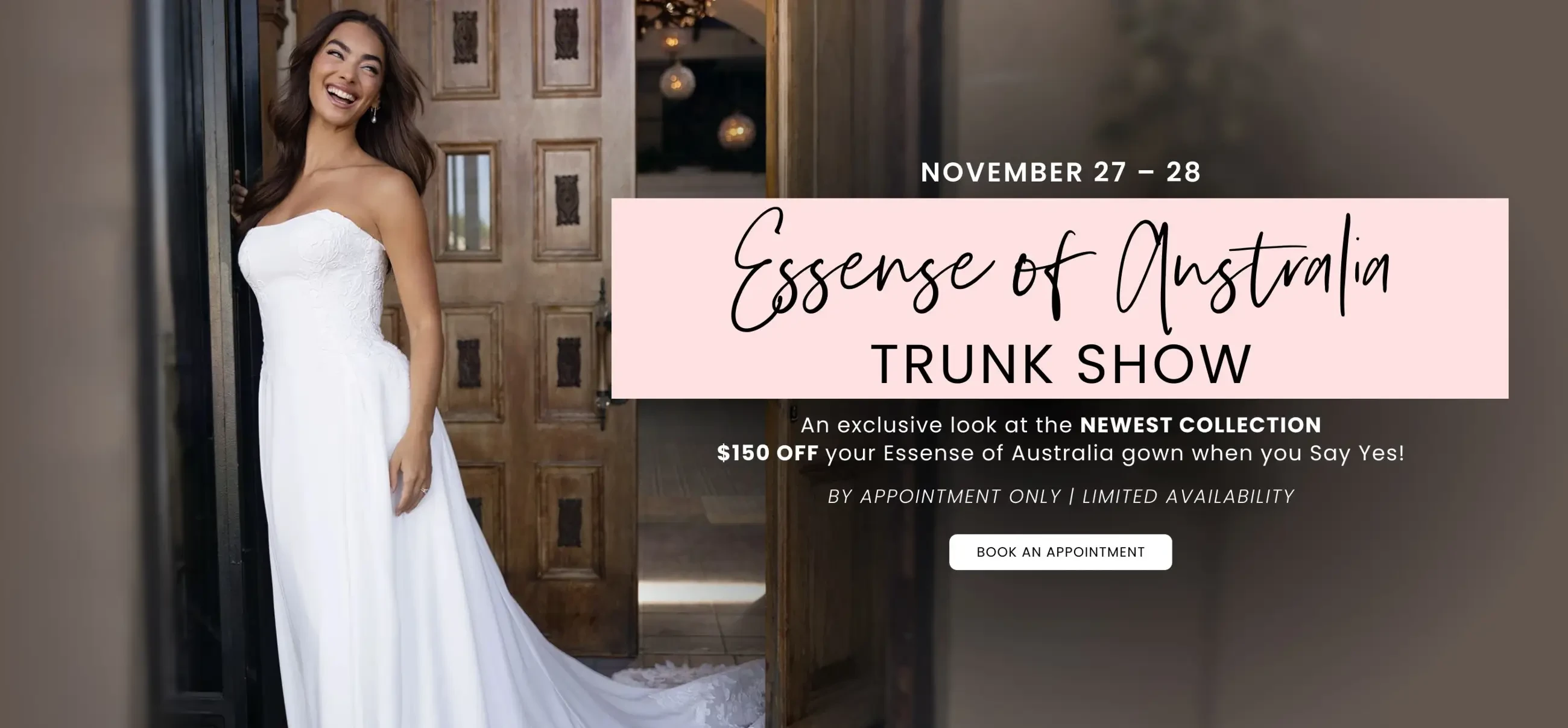 Essense of Australia Trunk Show Desktop Banner