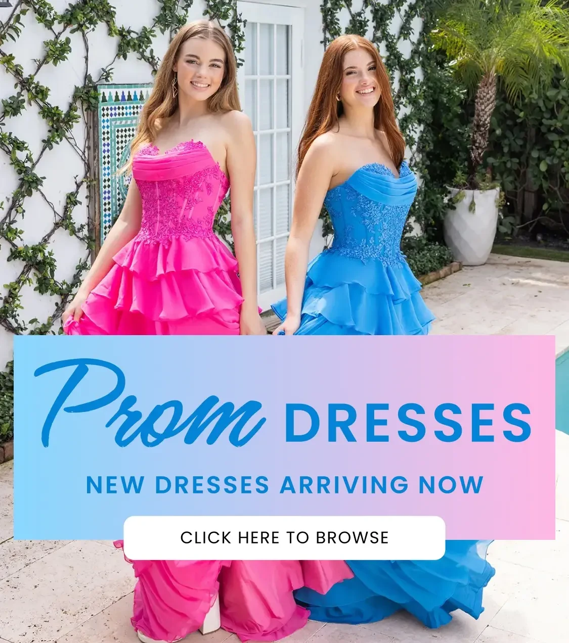 Prom Dresses Mobile Banner